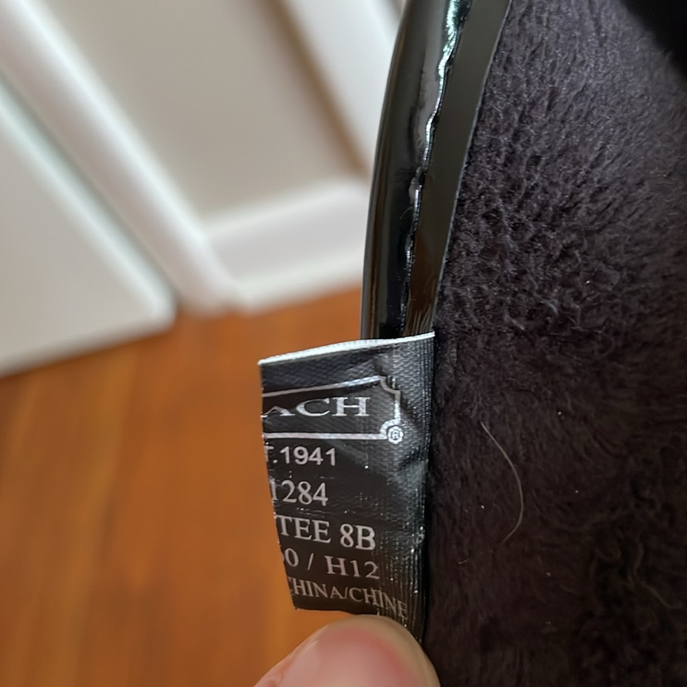 Coach Women's Tristee Black Rain Boots - Picture 9 of 10